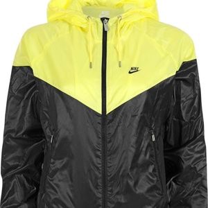 *Sold* Old School Black & Yellow Nike Windbreaker